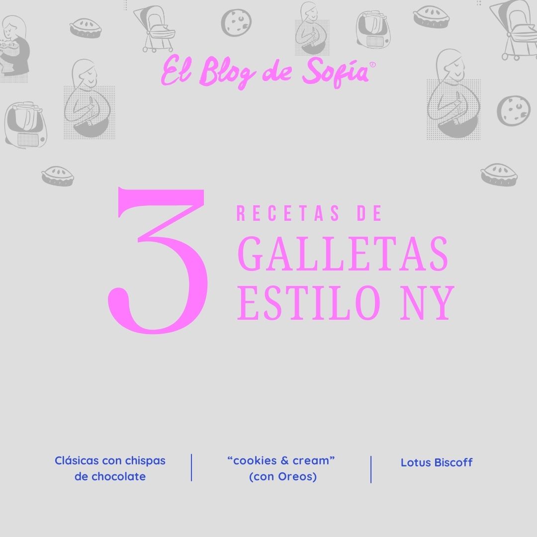 Recetario de Galletas estilo NY en Thermomix